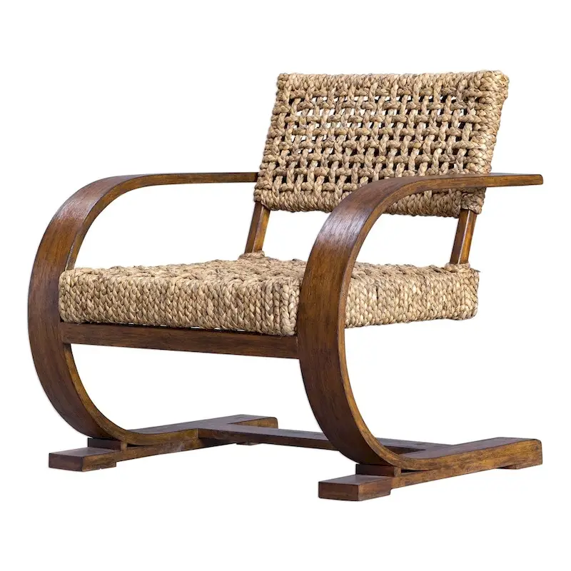 Natural Woven Accent Chair