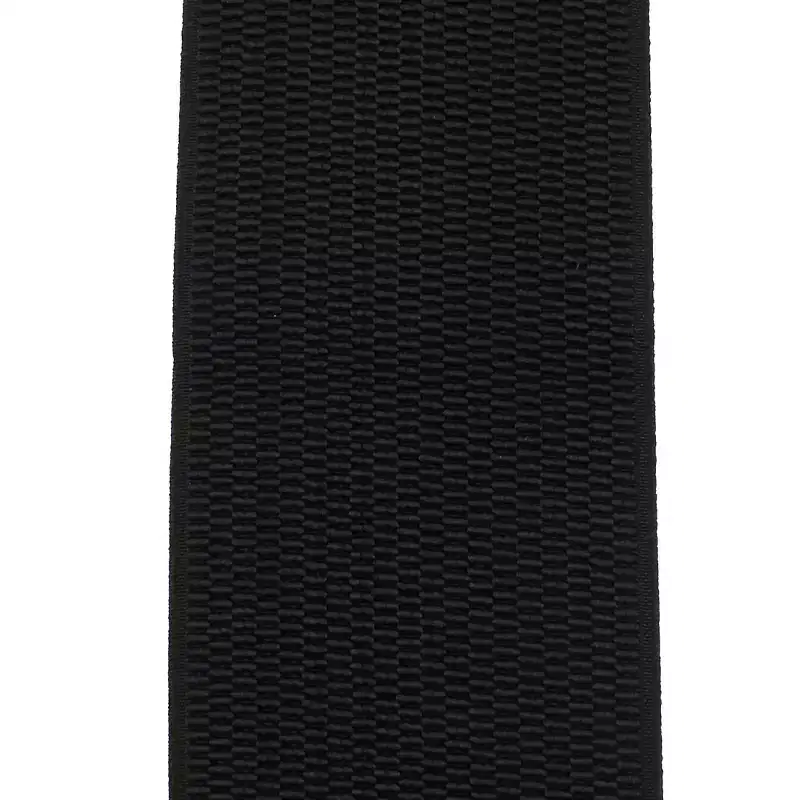 Unique Bargains Women's Adjustable Elastic Wide Waistband Waist Belt 61cm Long Black
