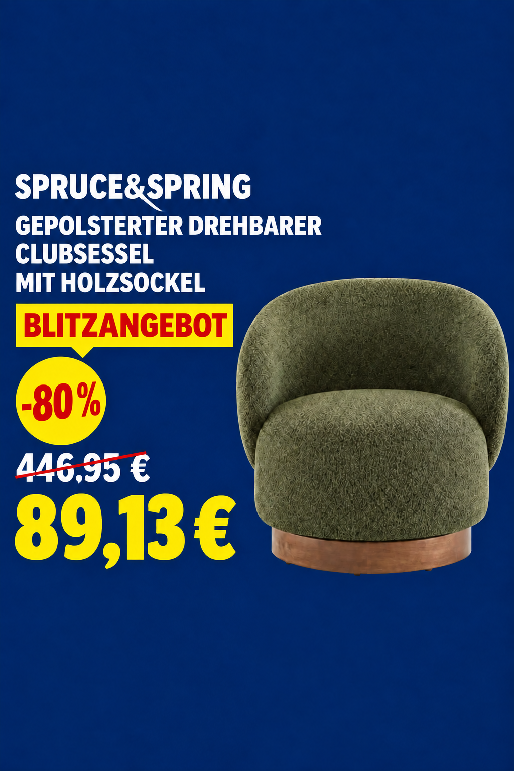Fauteuil tonneau d&eacute;coratif