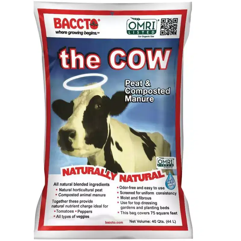Michigan Peat 1640 Wholly Cow Horticultural Compost and Manure