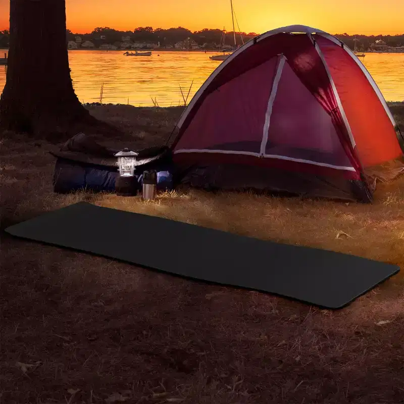 Leisure Sports Lightweight 0.5-Thick Foam Sleep Pad - Black